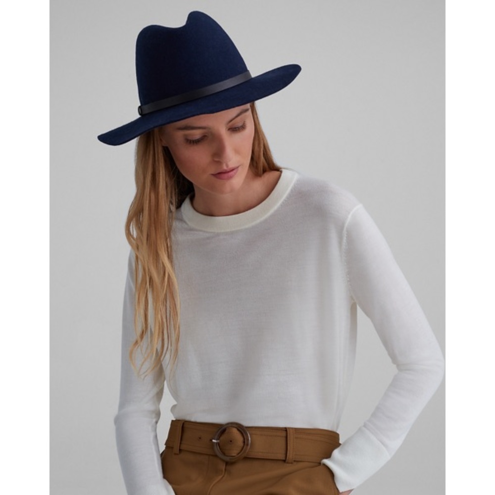 Hat Attack Navy fedora hat